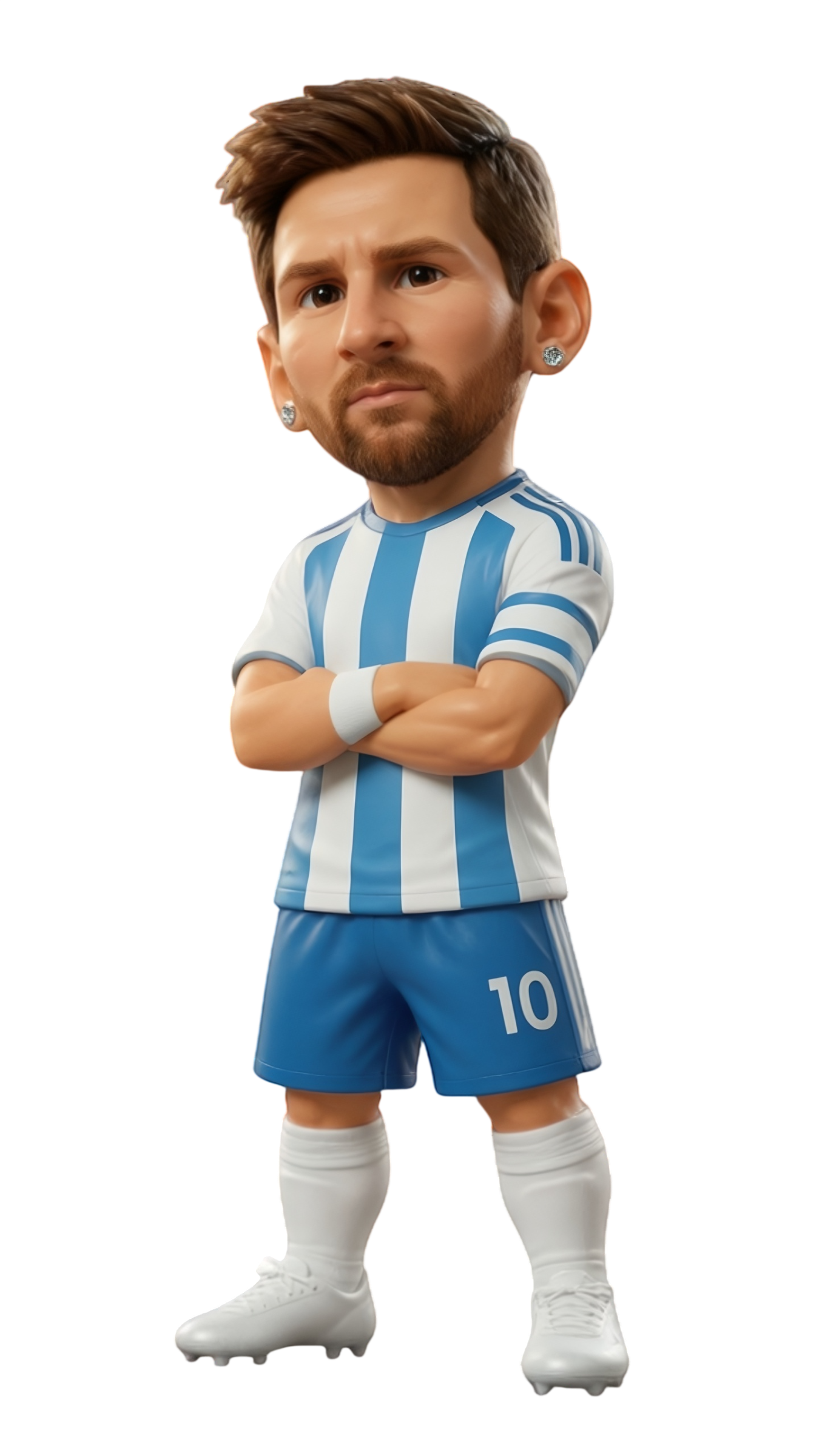 Lionel Messi in Argentina kit, solo reveal