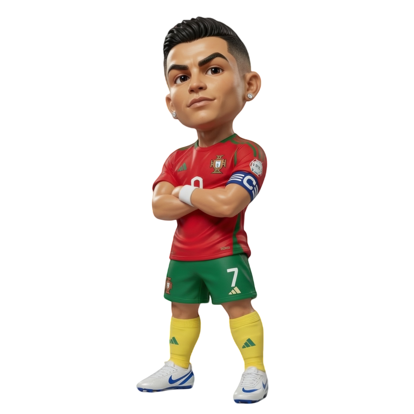Cristiano Ronaldo in Portugal kit, solo reveal